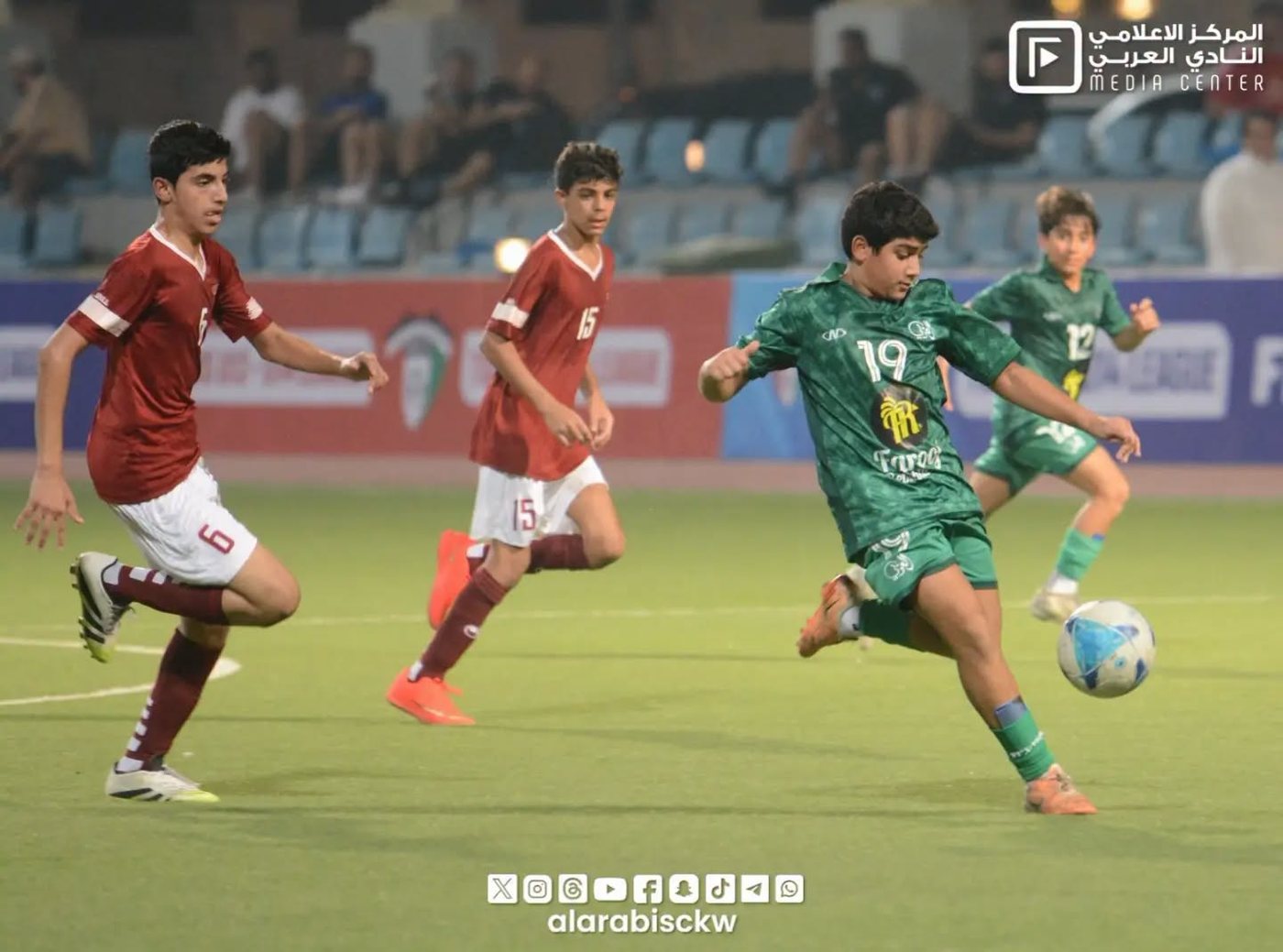 Al Arabi SC youth players in action