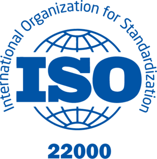 ISO 22000:2018 certified logo