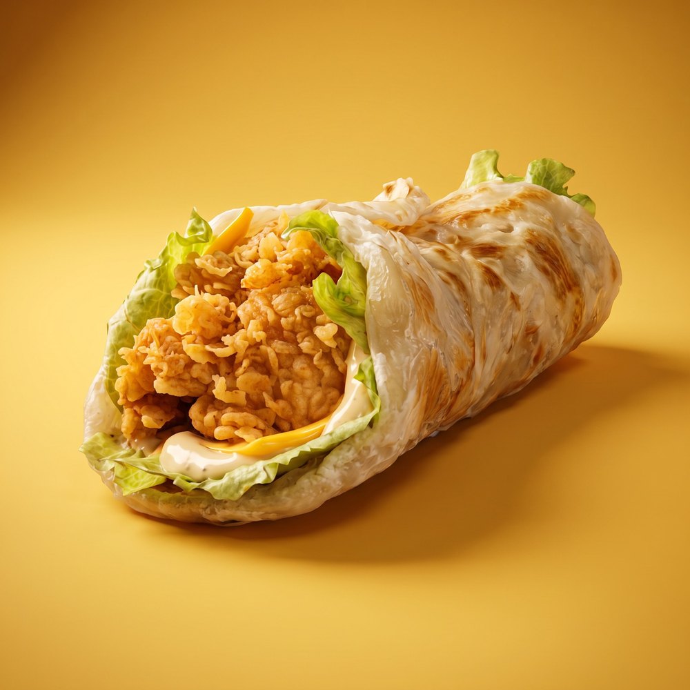 Crispy chicken wrap